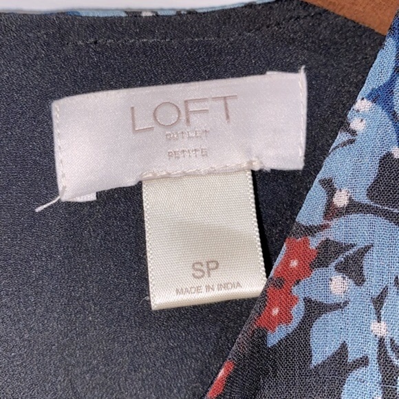 LOFT small petite pull on floral boho dress - Picture 5 of 11